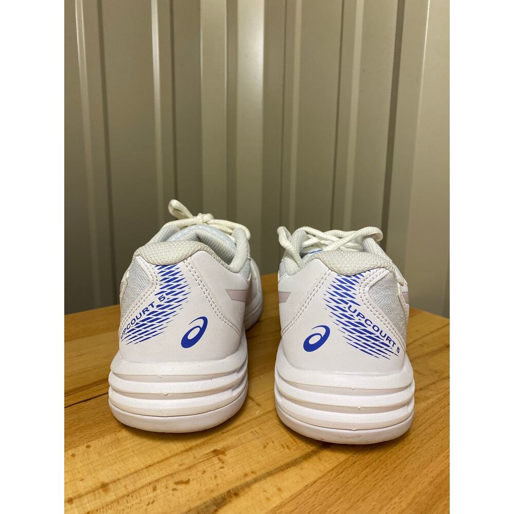 Asics Up Court 5 Women's Size 6 Pink/White/Blue - Picture 4 of 8